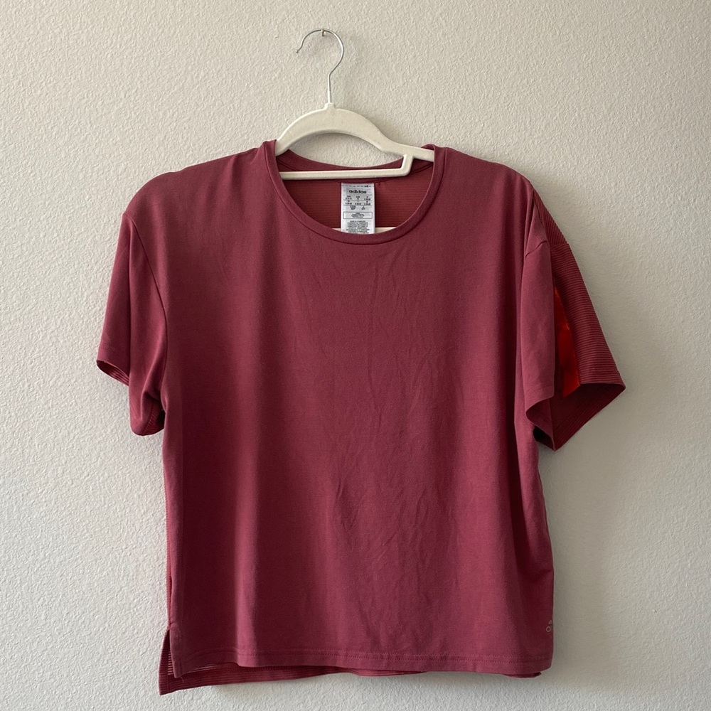 Adidas Maroon Activewear Tee
